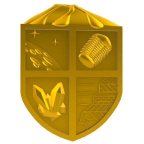 Brown Geology graduation medal