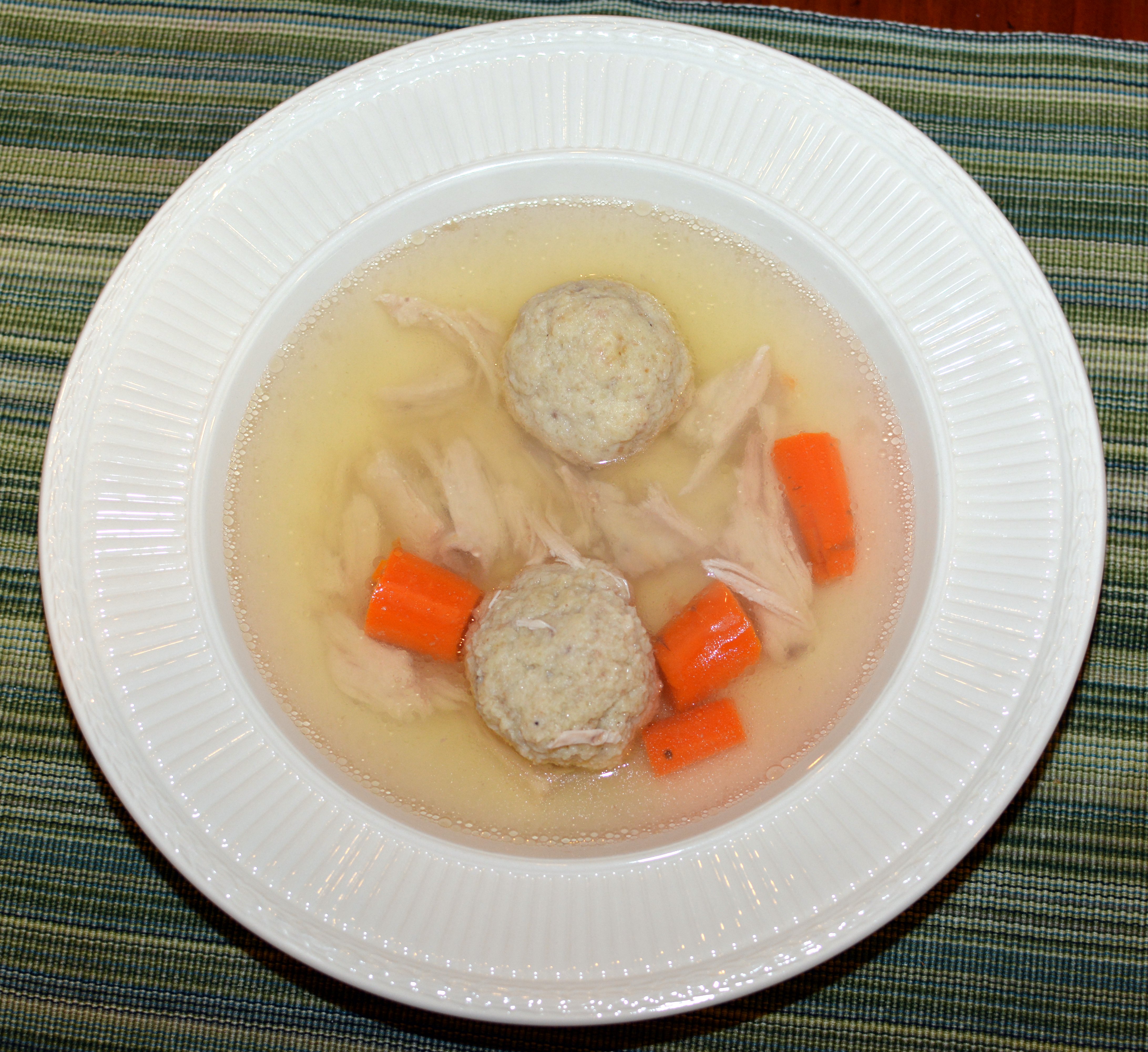 Matzo ball soup
