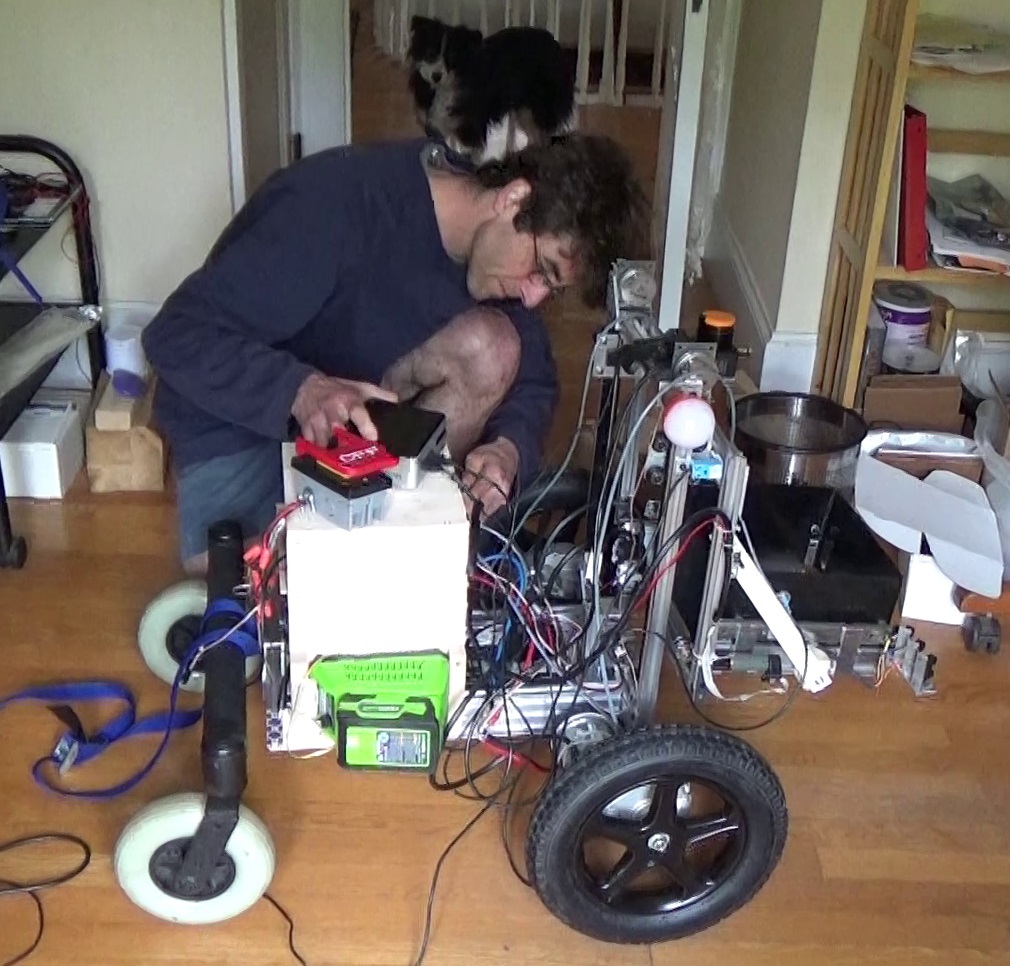 Working on NASA contest robot